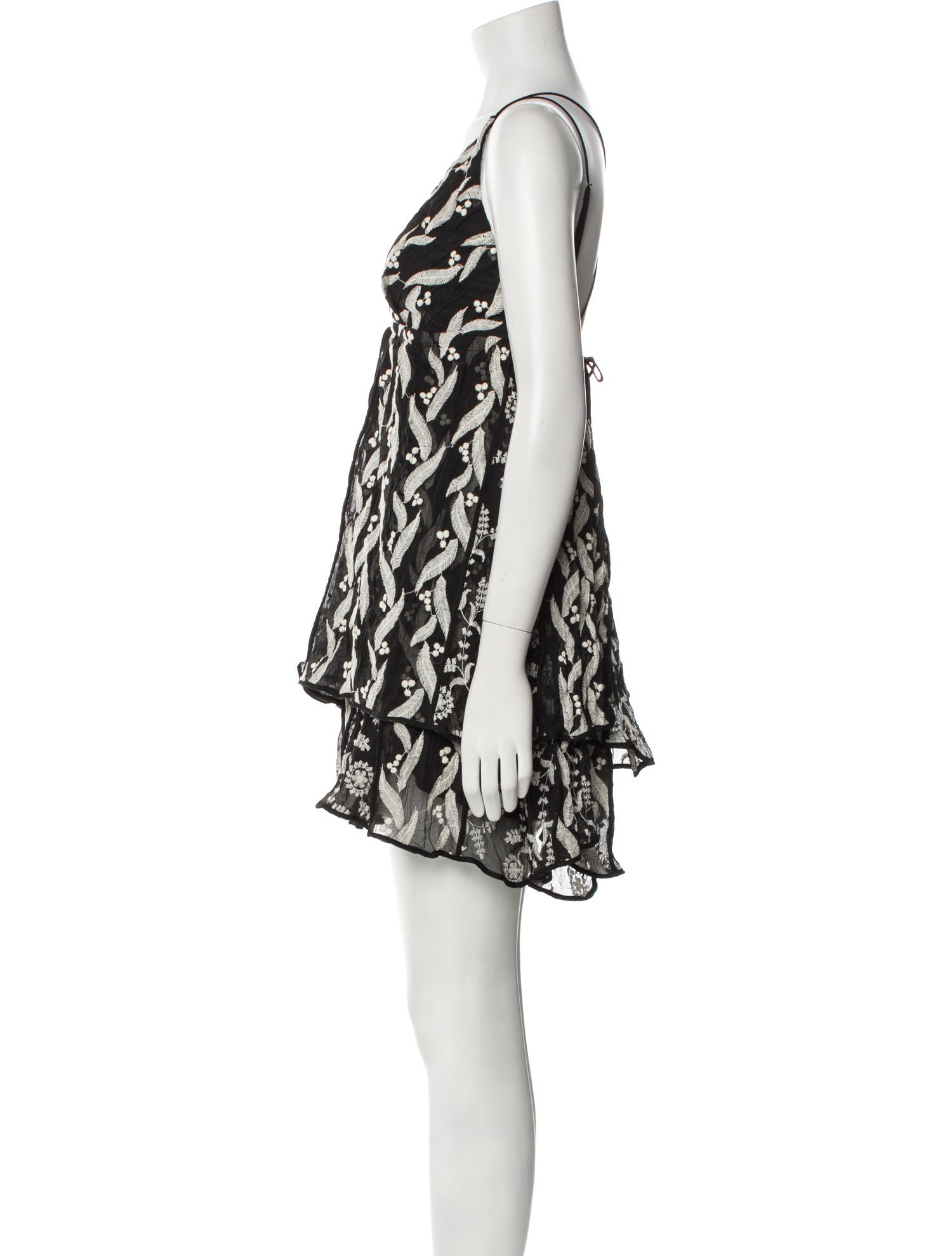 Sabina Musayev Printed Mini Dress