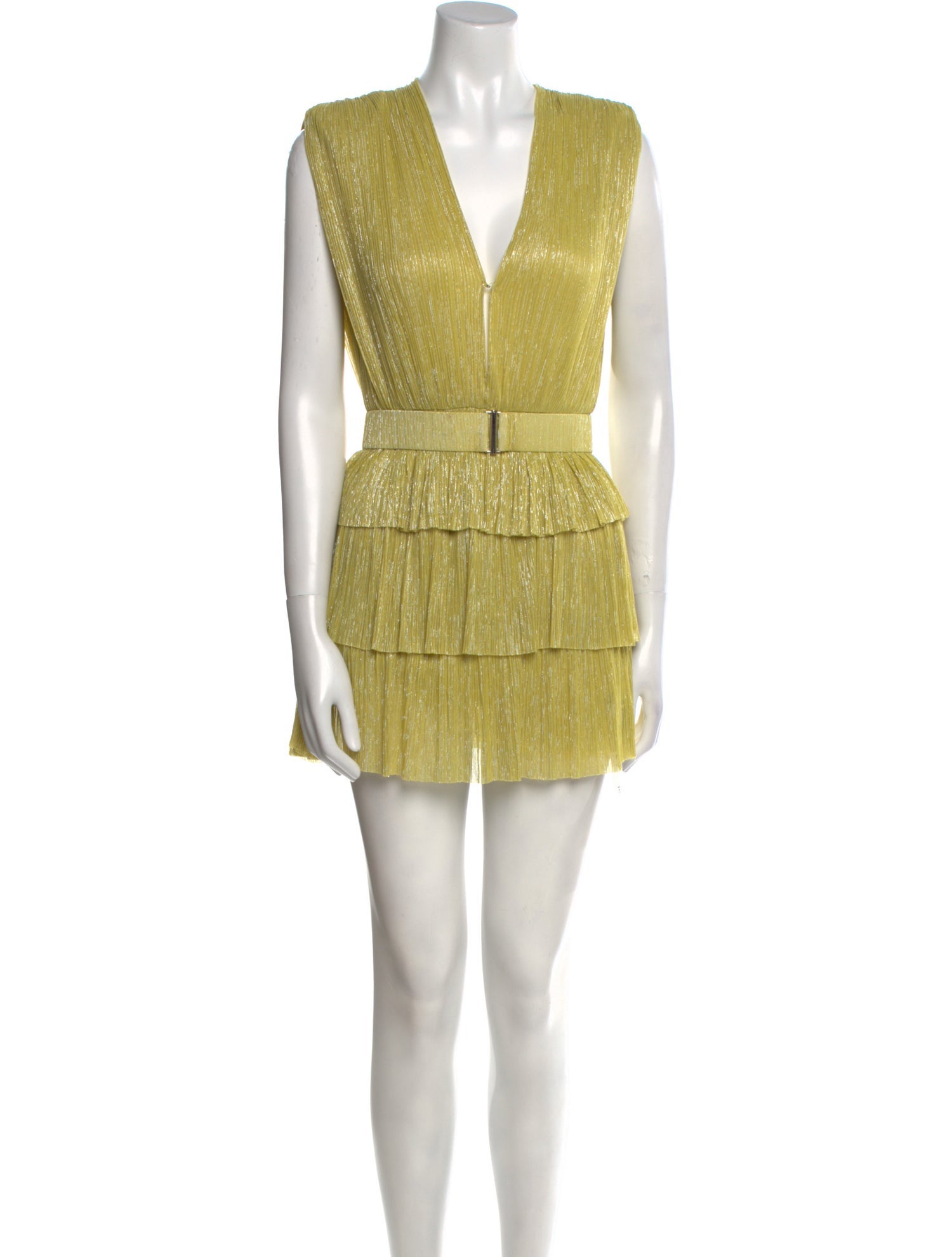 Sabina Musayev V-Neck Mini Dress