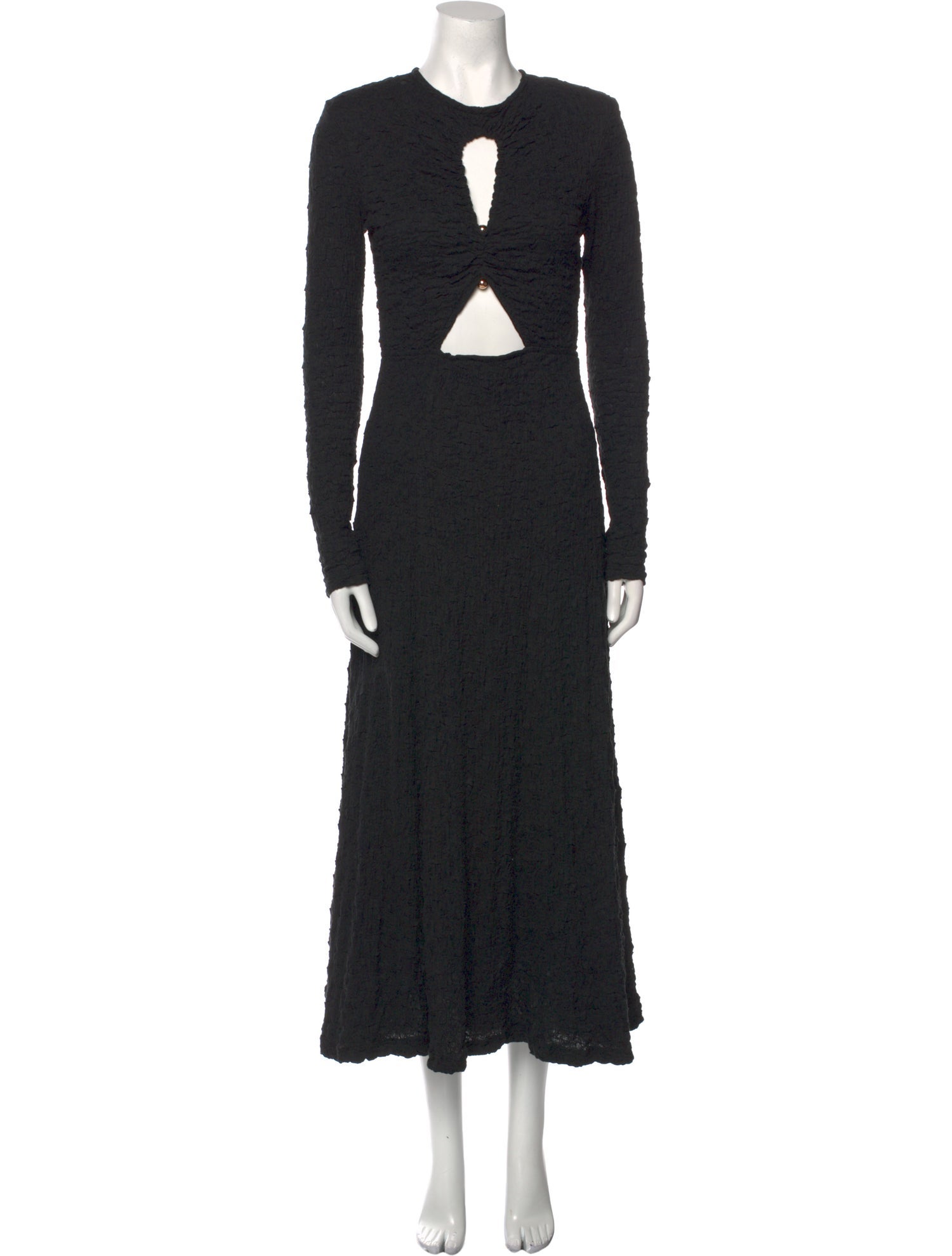 Sabina Musayev Crew Neck Long Dress