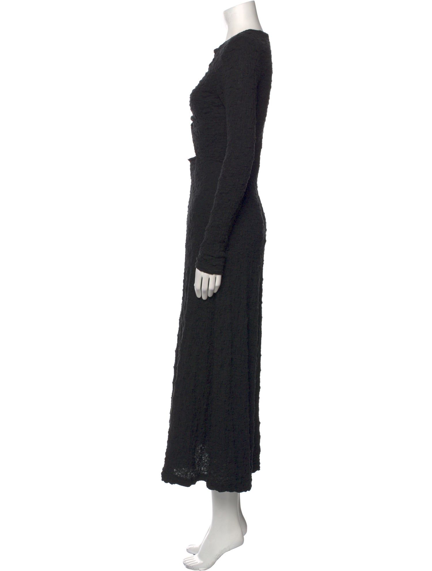 Sabina Musayev Crew Neck Long Dress