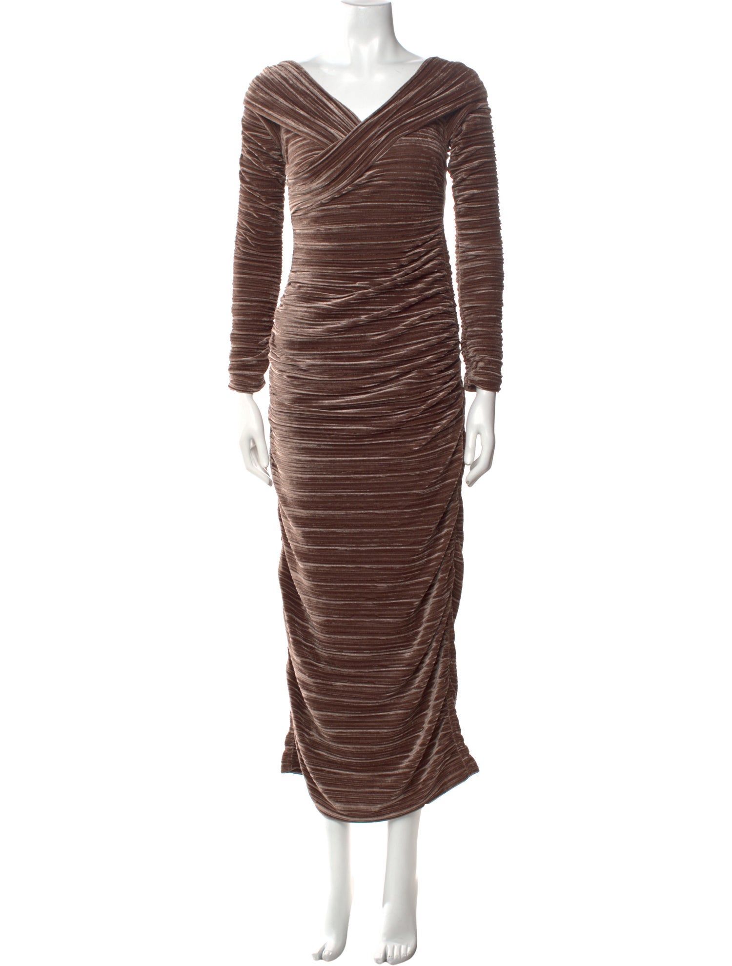 Sabina Musayev Cowl Neck Long Dress w/ Tags