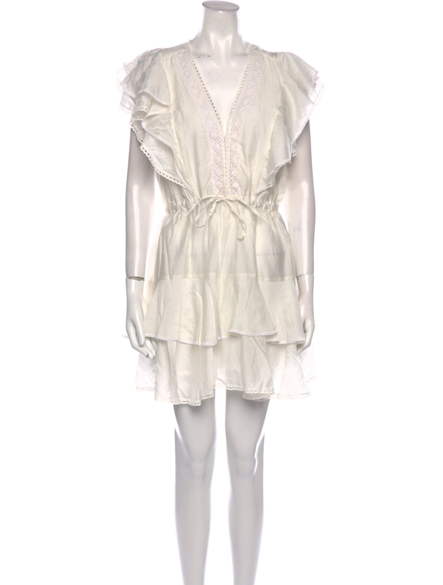 Sabina Musayev V-Neck Mini Dress