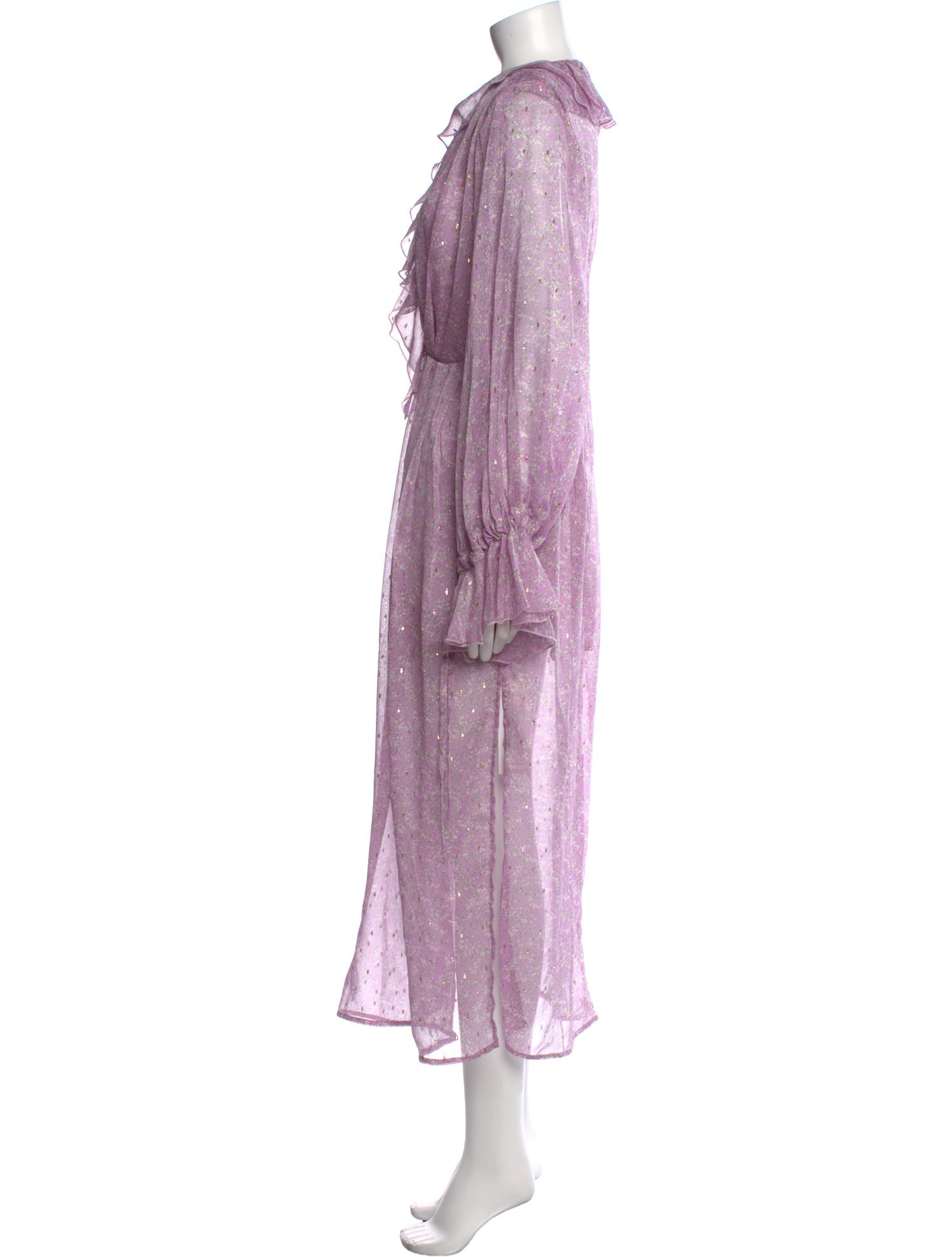 Sabina Musayev V-Neck Long Dress