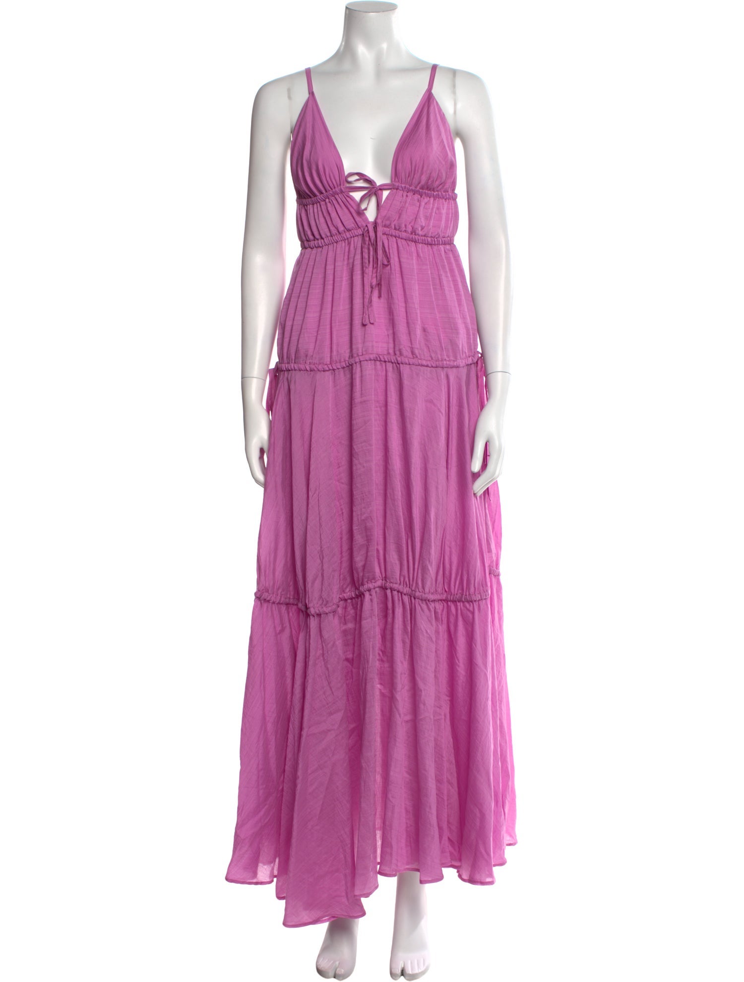 Sabina Musayev V-Neck Long Dress
