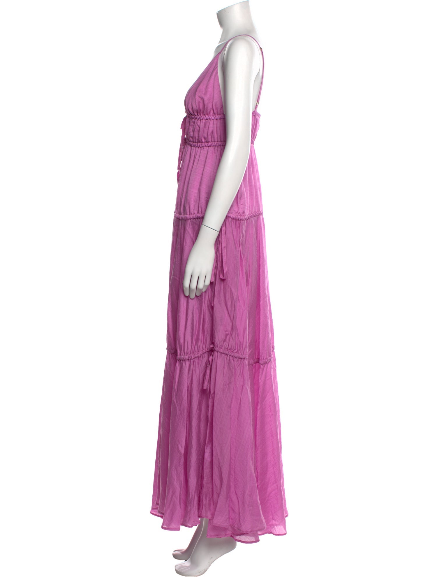 Sabina Musayev V-Neck Long Dress