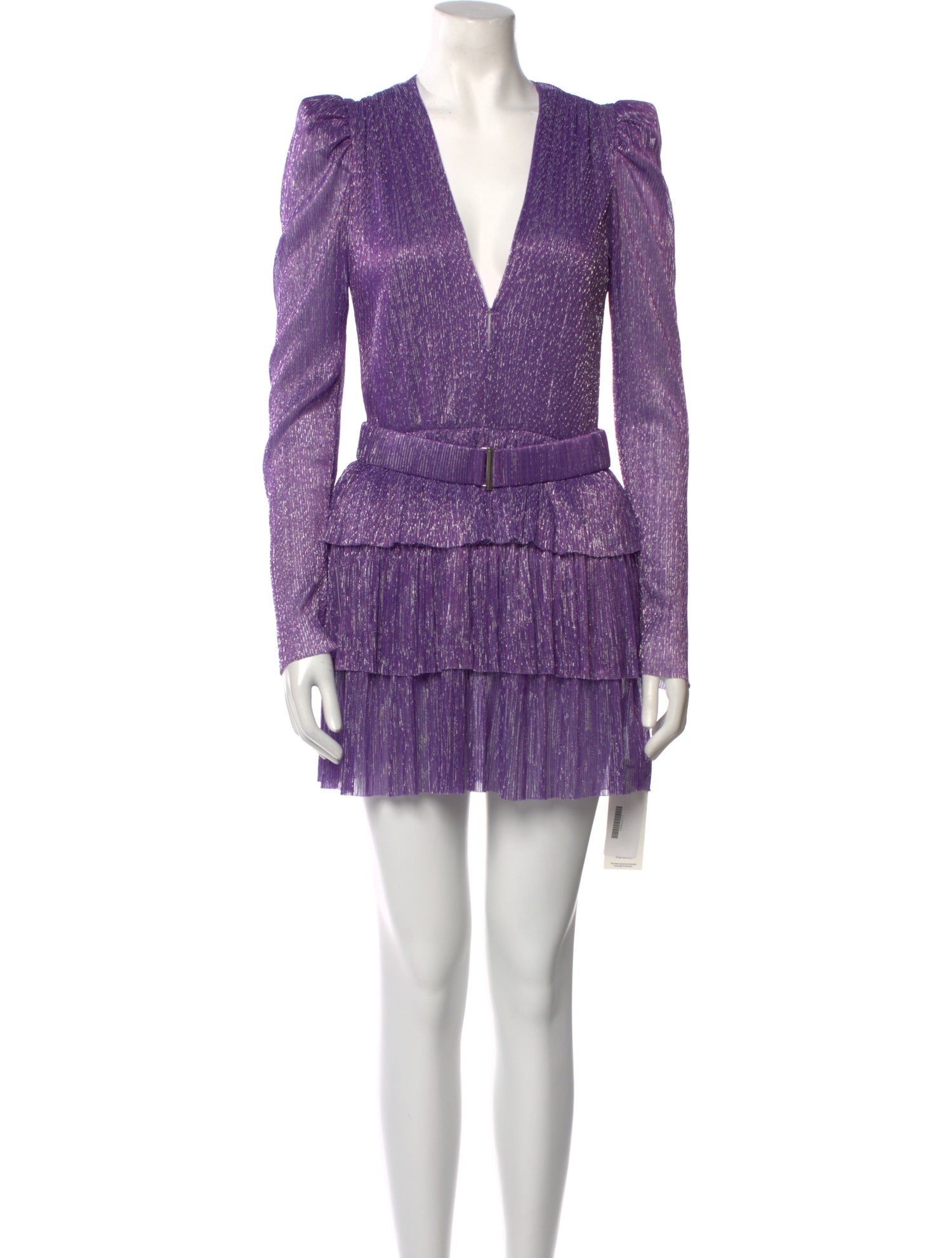 Sabina Musayev V-Neck Mini Dress