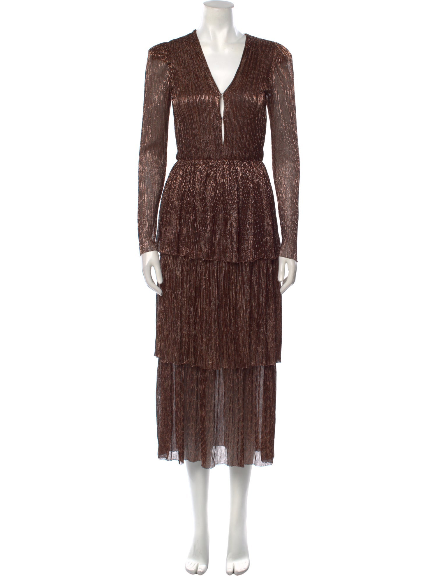 Sabina Musayev Printed Long Dress