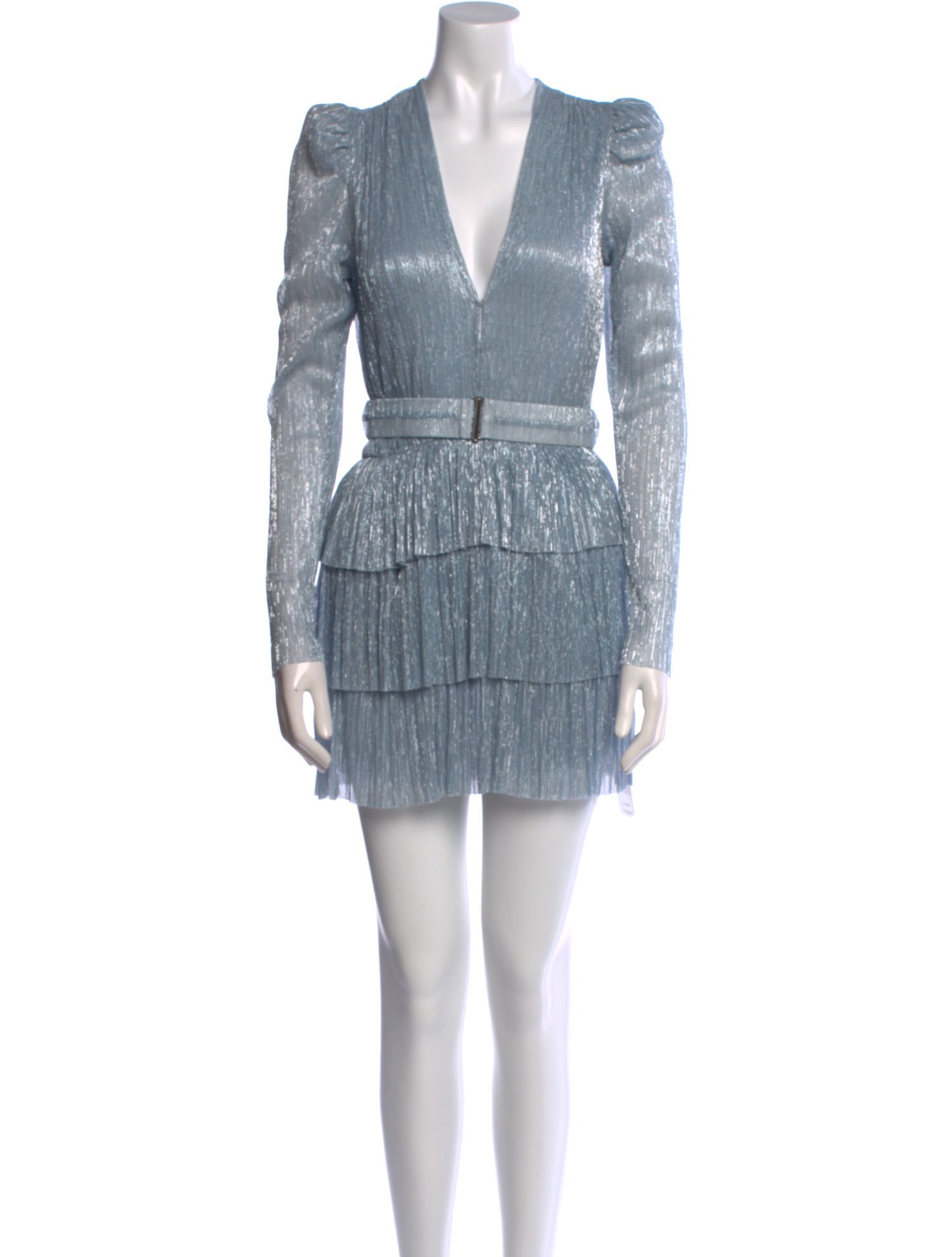 Sabina Musayev V-Neck Mini Dress