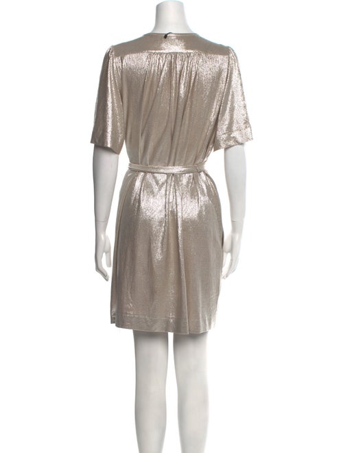 Sabina Musayev Scoop Neck Mini Dress