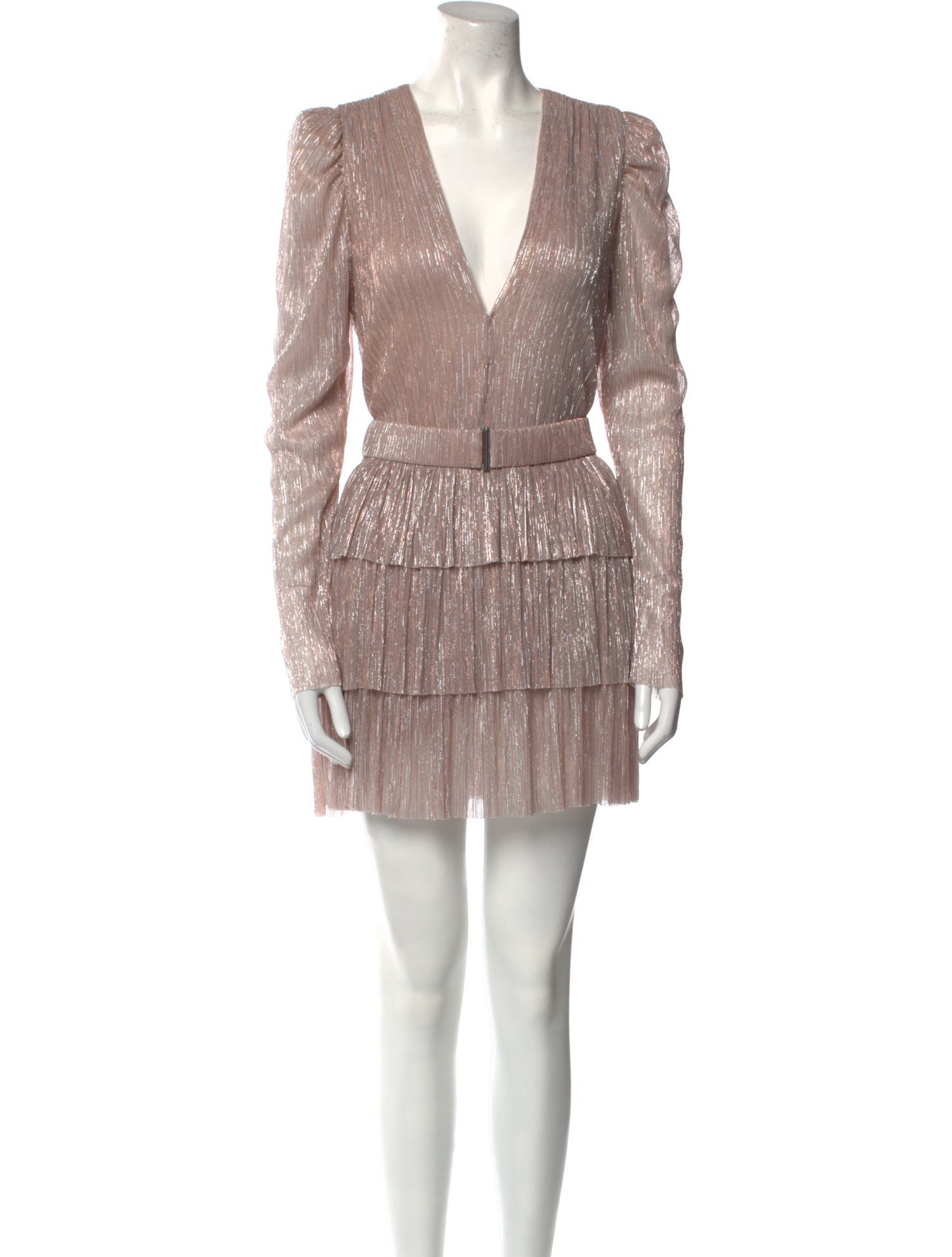 Sabina Musayev V-Neck Mini Dress