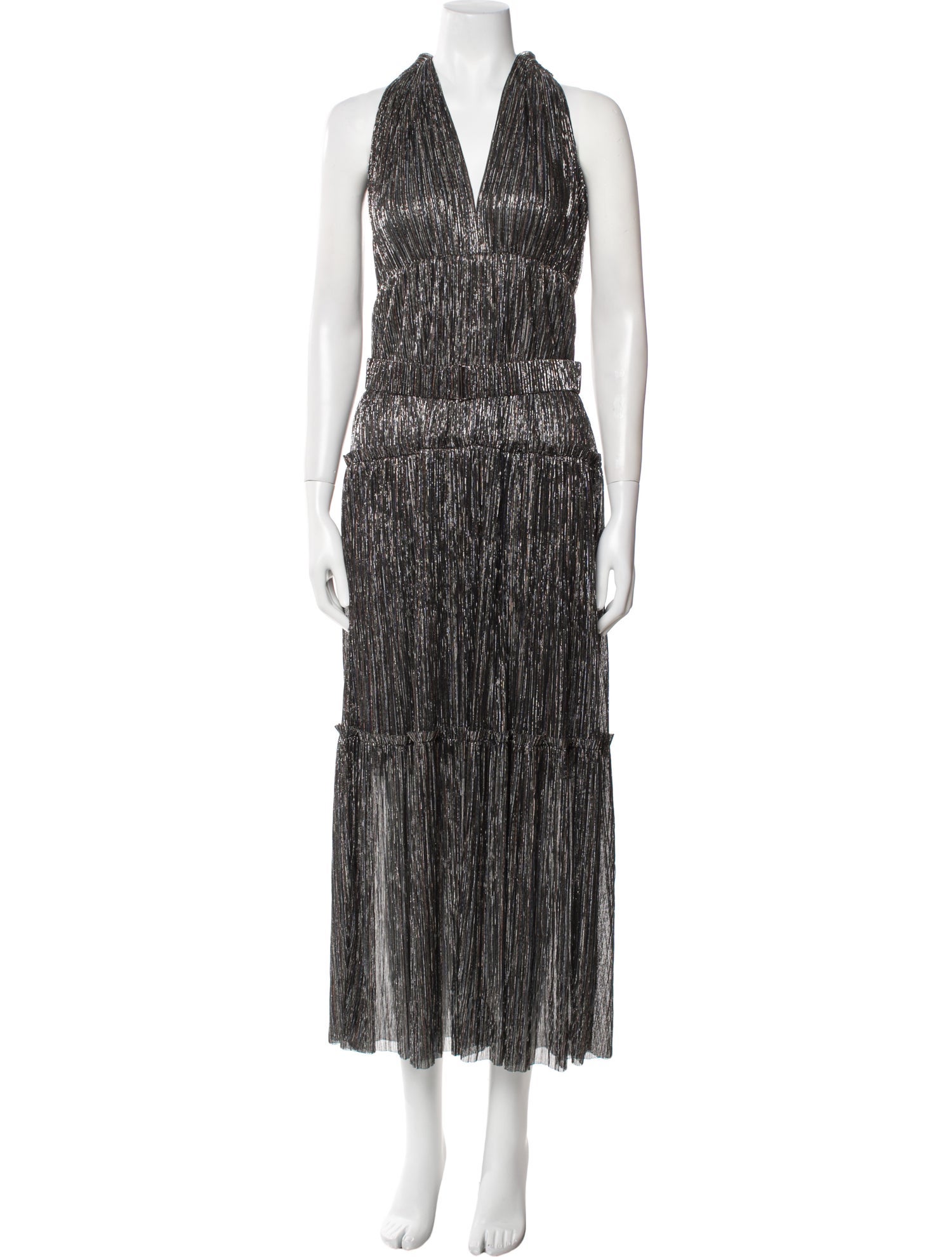 Sabina Musayev Printed Long Dress