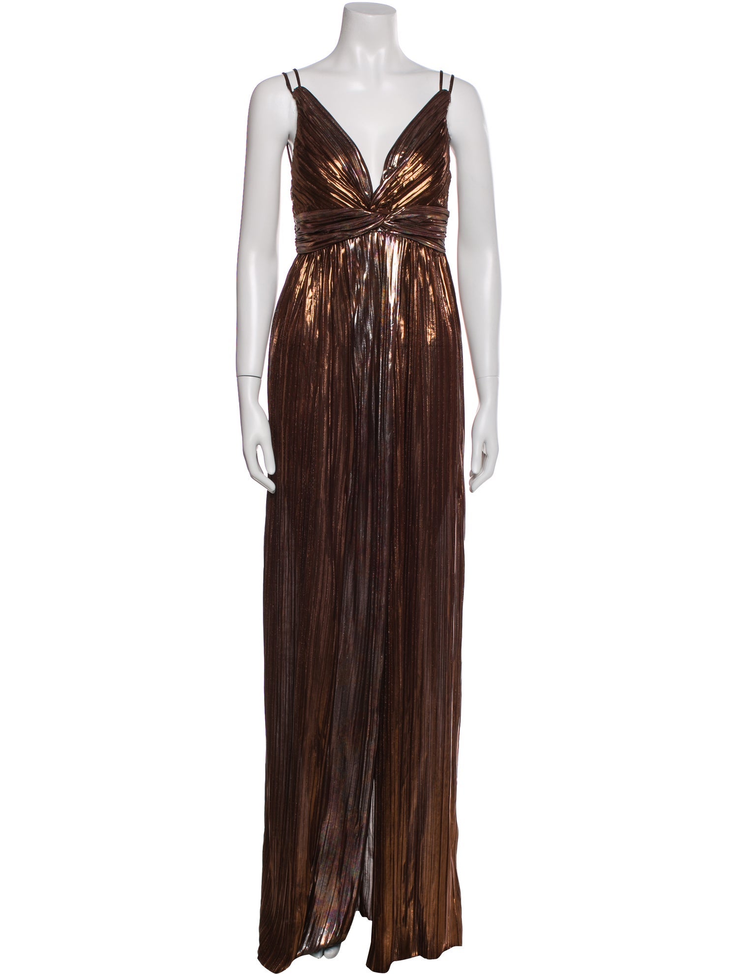 Sabina Musayev V-Neck Long Dress w/ Tags