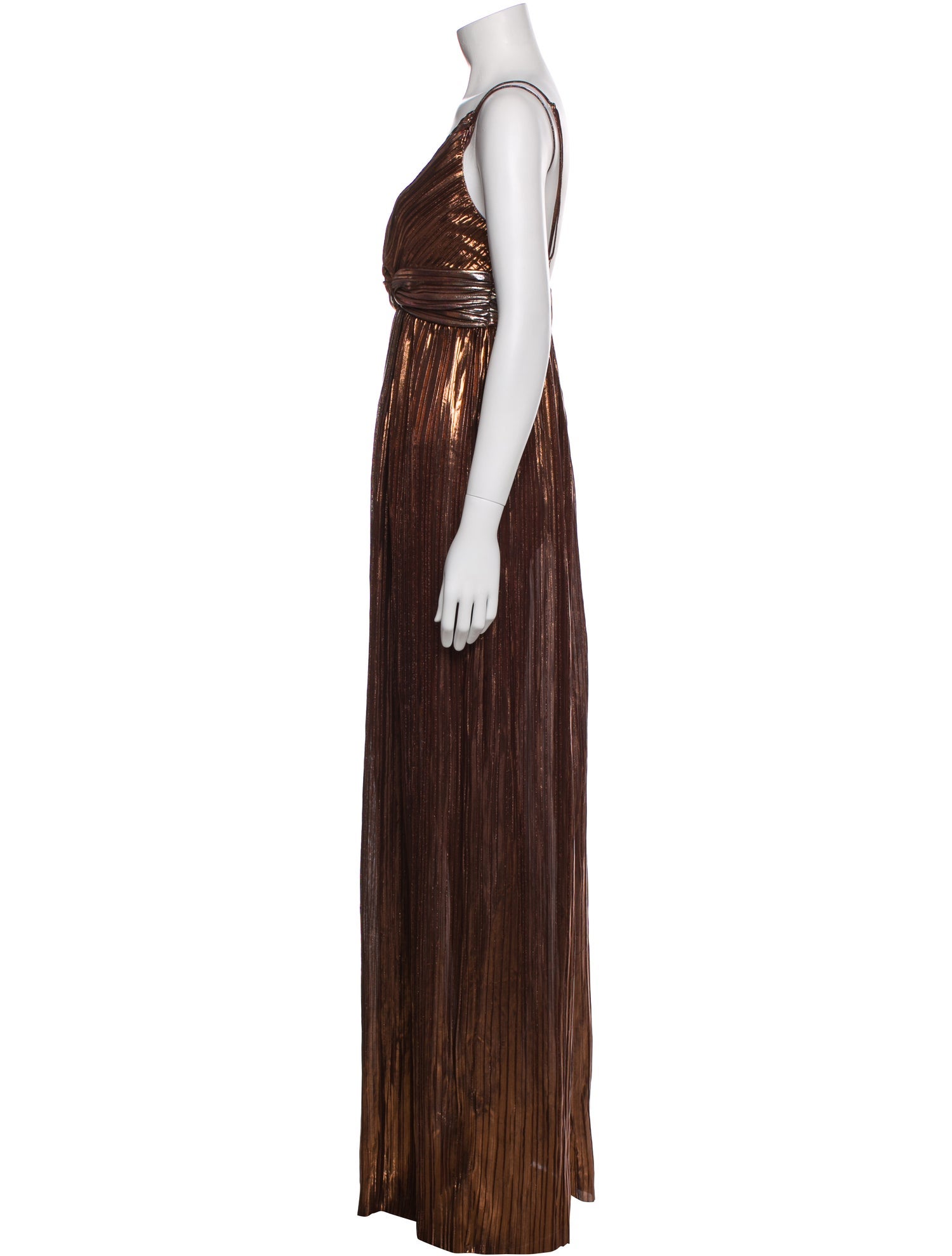 Sabina Musayev V-Neck Long Dress w/ Tags