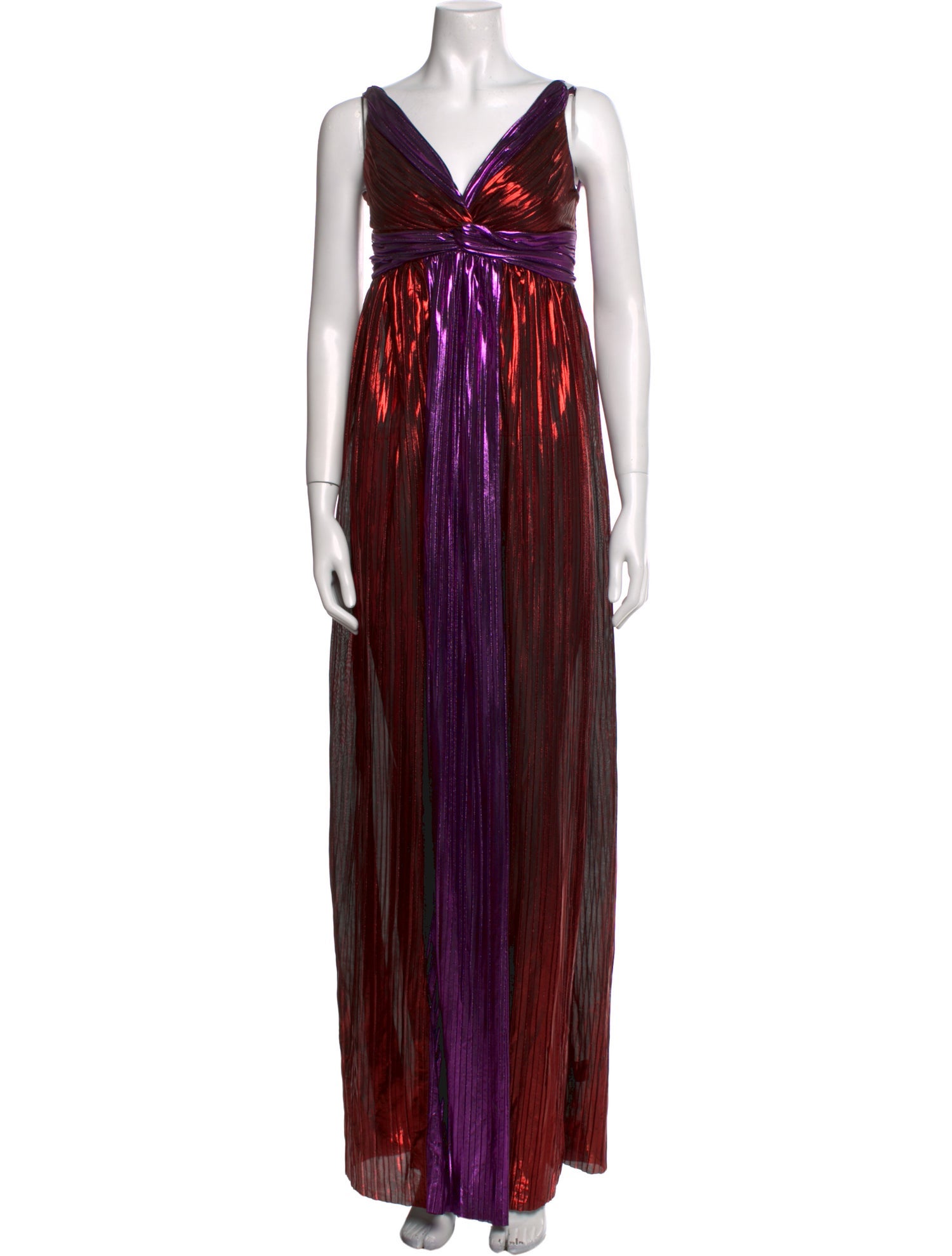 Sabina Musayev Striped Long Dress w/ Tags