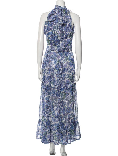 Sabina Musayev Floral Print Midi Length Dress