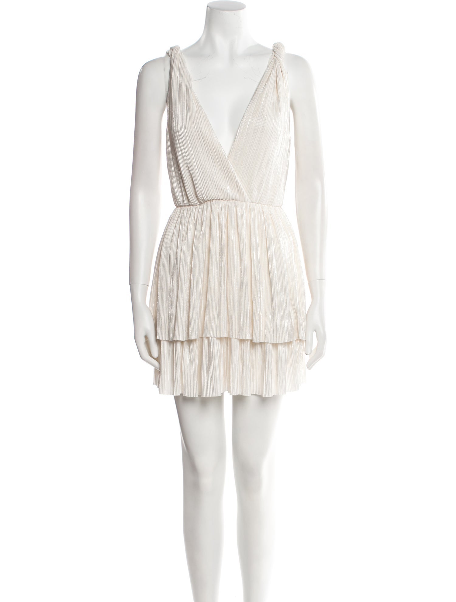 Sabina Musayev V-Neck Mini Dress