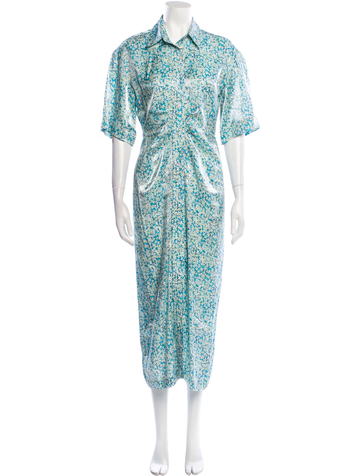 Sabina Musayev Floral Print Long Dress