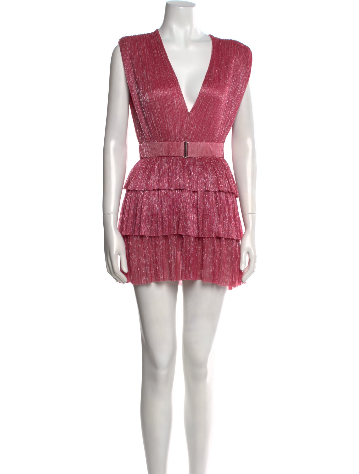 Sabina Musayev V-Neck Mini Dress