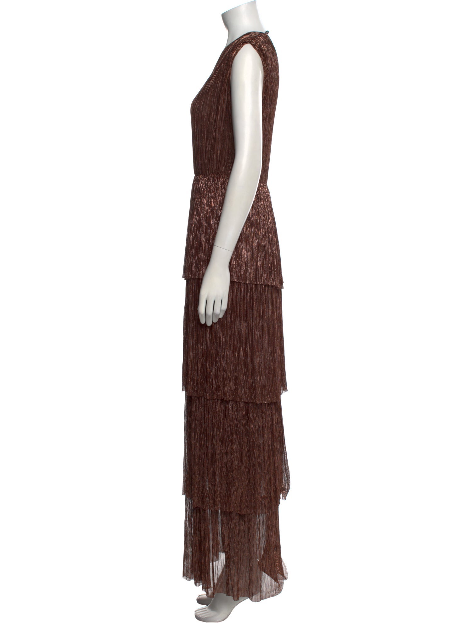 Sabina Musayev Printed Long Dress