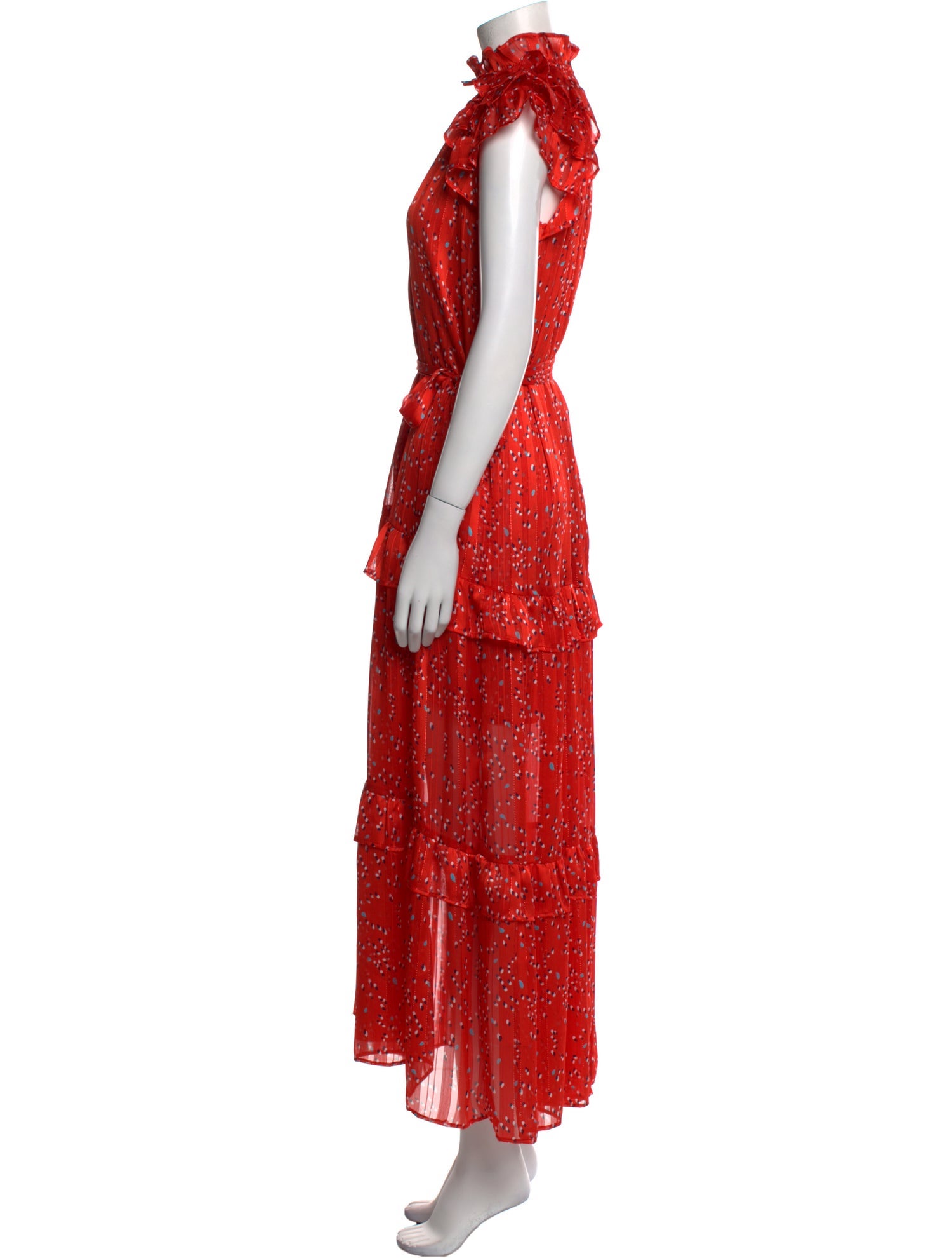 Sabina Musayev Printed Long Dress