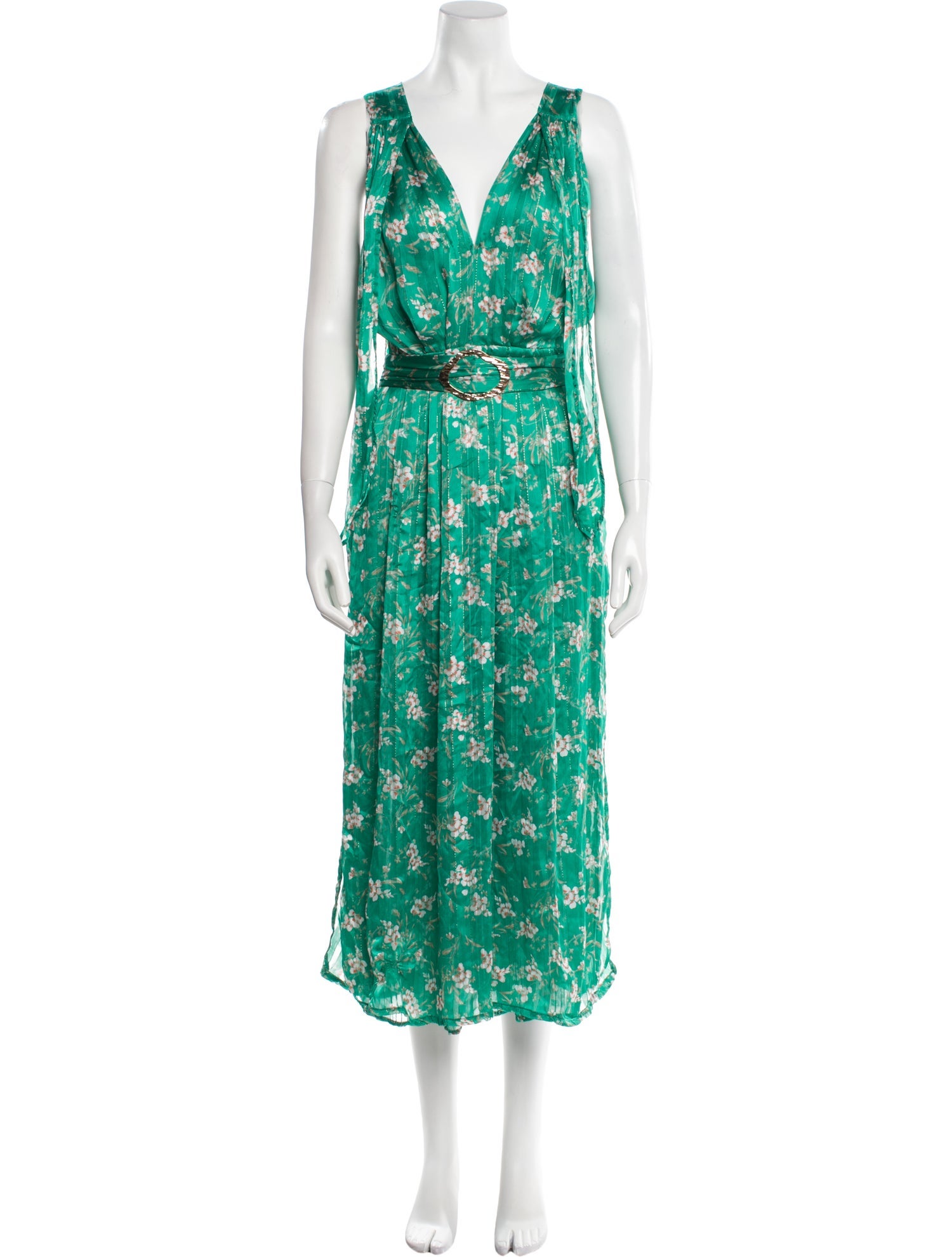 Sabina Musayev Floral Print Long Dress