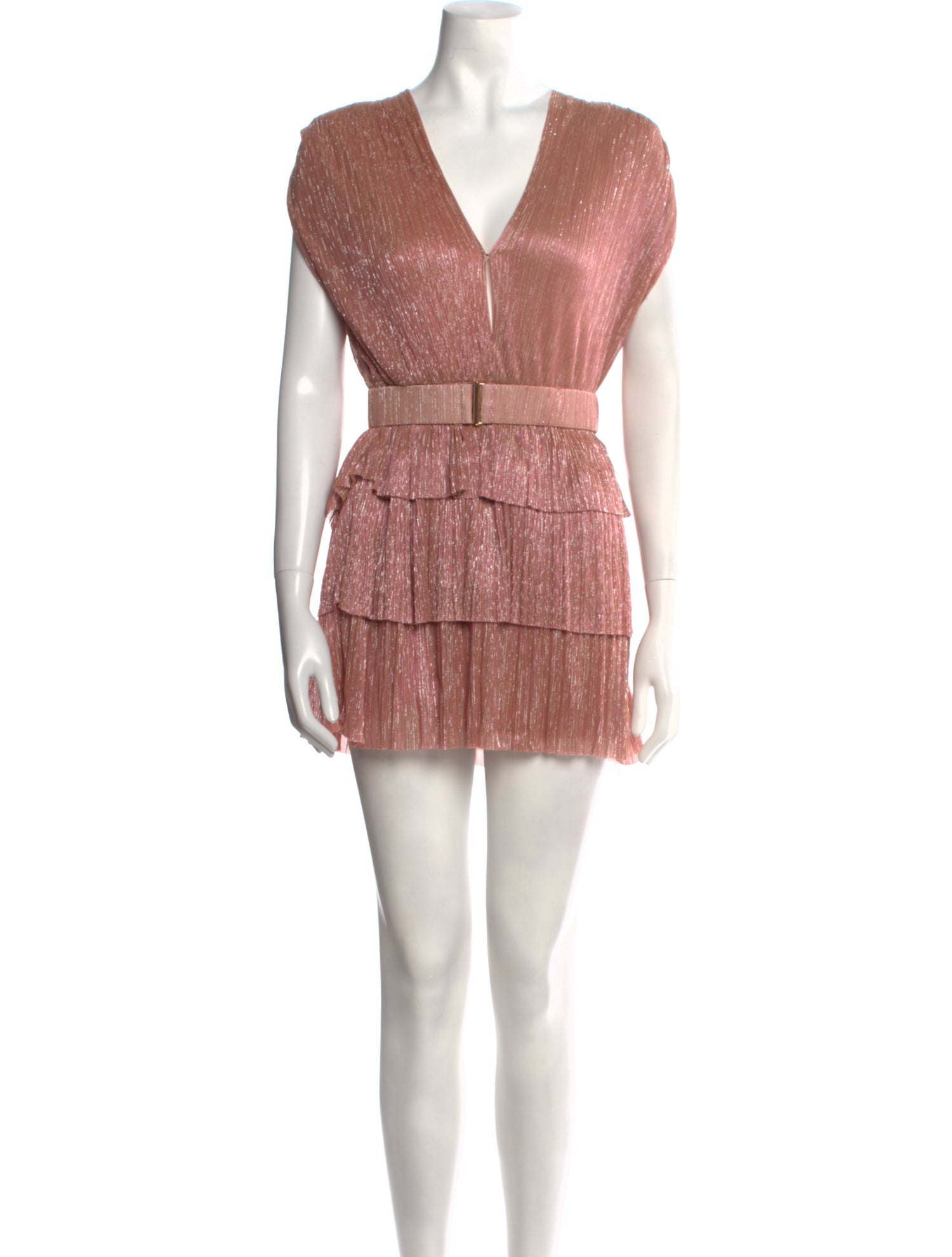 Sabina Musayev V-Neck Mini Dress