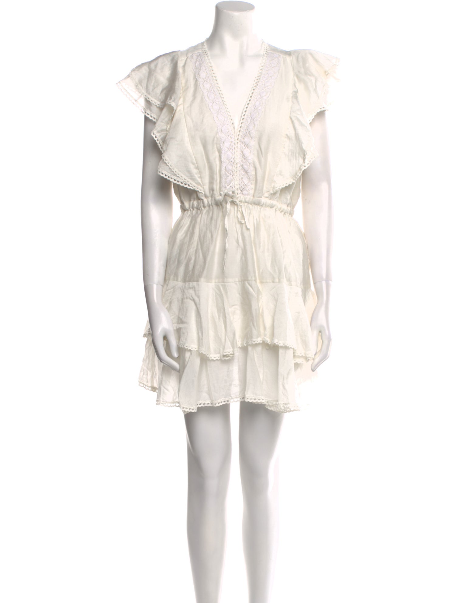 Sabina Musayev V-Neck Mini Dress w/ Tags