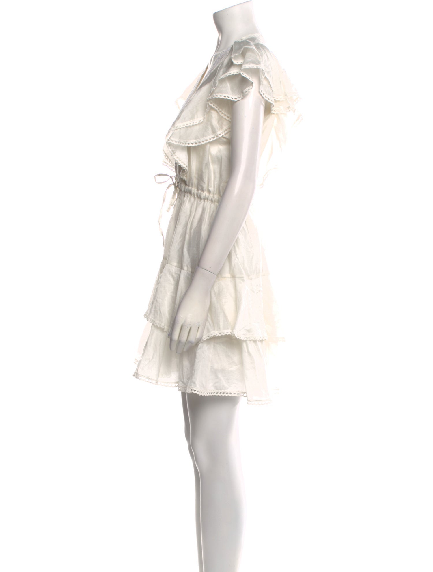 Sabina Musayev V-Neck Mini Dress w/ Tags