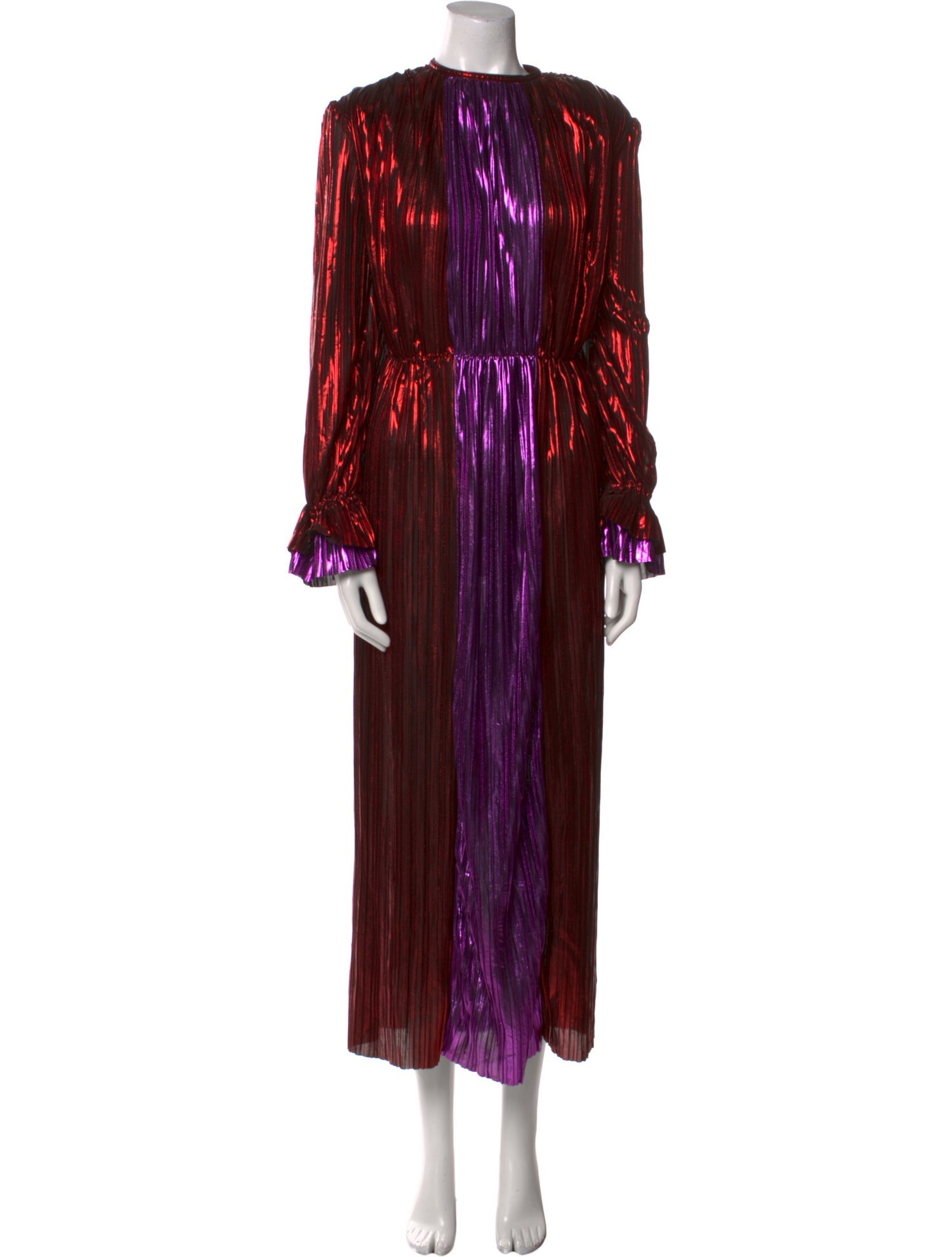 Sabina Musayev Striped Long Dress w/ Tags