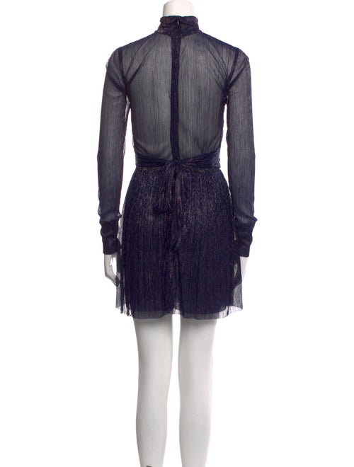 Sabina Musayev Turtleneck Mini Dress