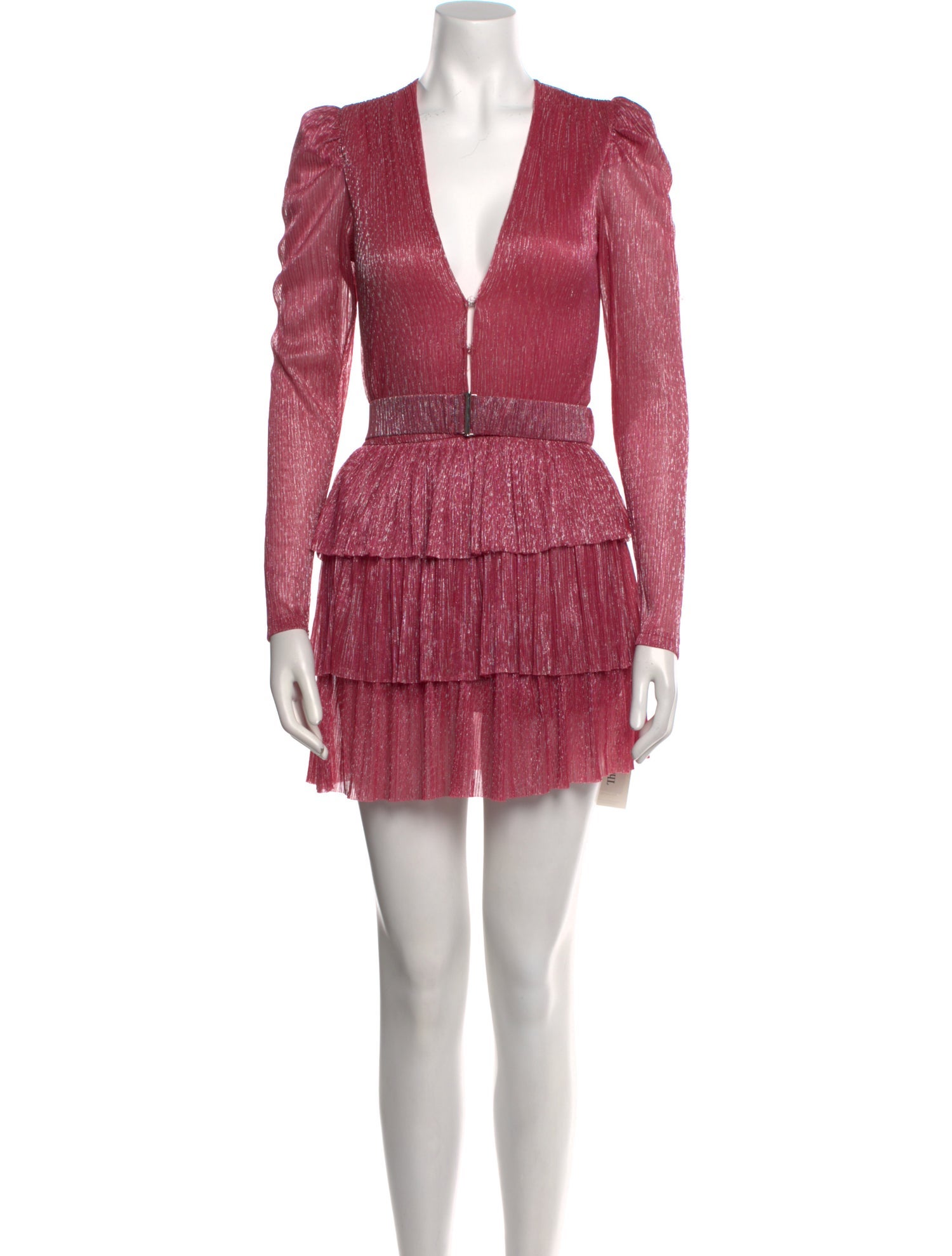 Sabina Musayev V-Neck Mini Dress