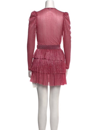 Sabina Musayev V-Neck Mini Dress