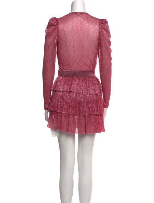 Sabina Musayev V-Neck Mini Dress