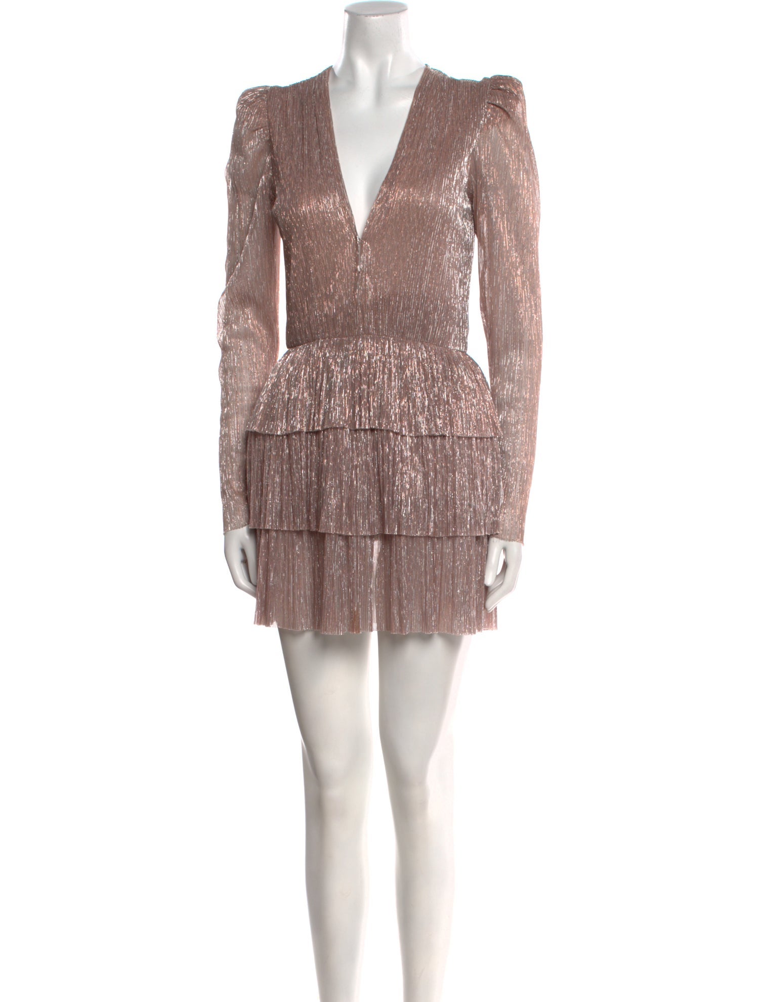 Sabina Musayev V-Neck Mini Dress