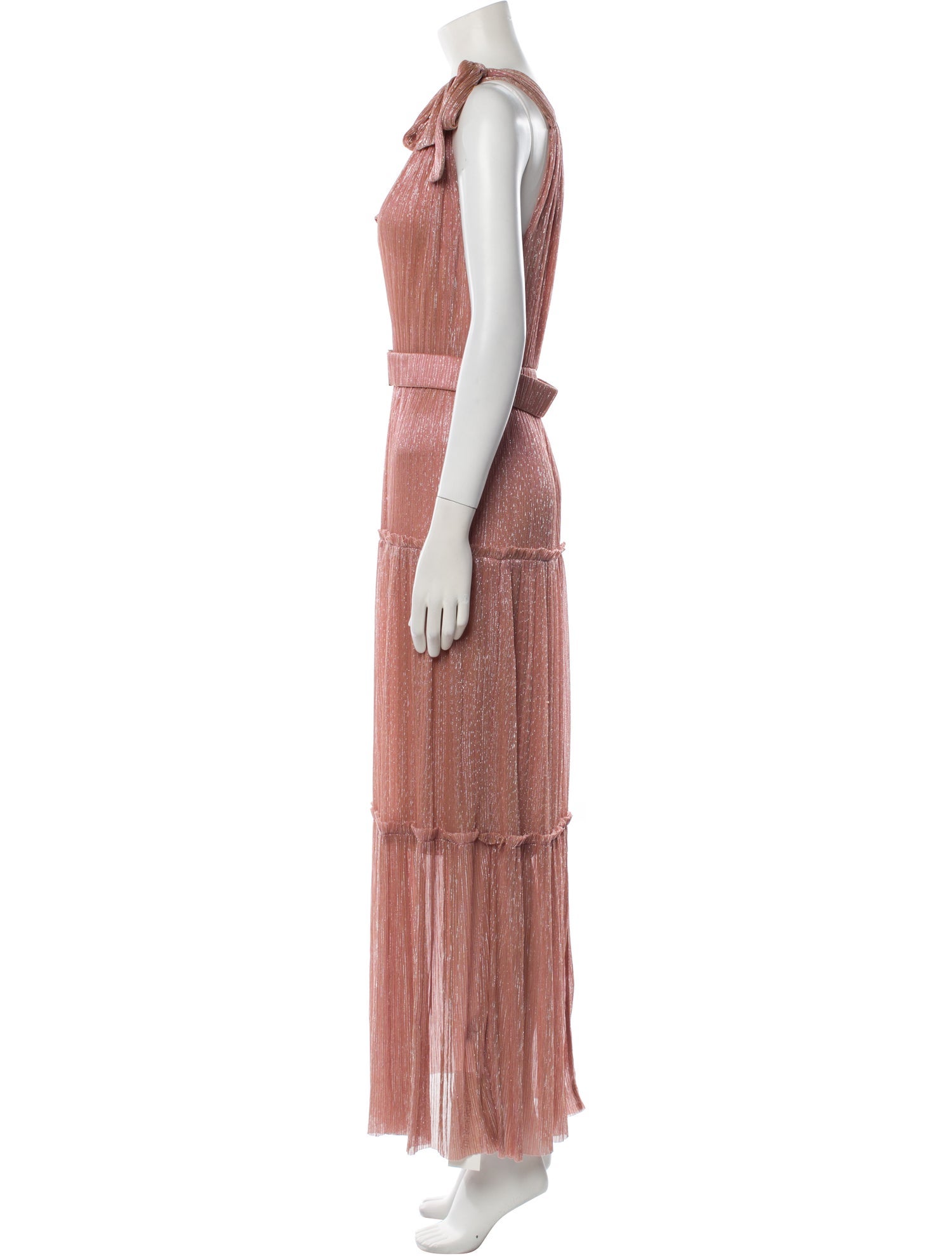 Sabina Musayev V-Neck Long Dress