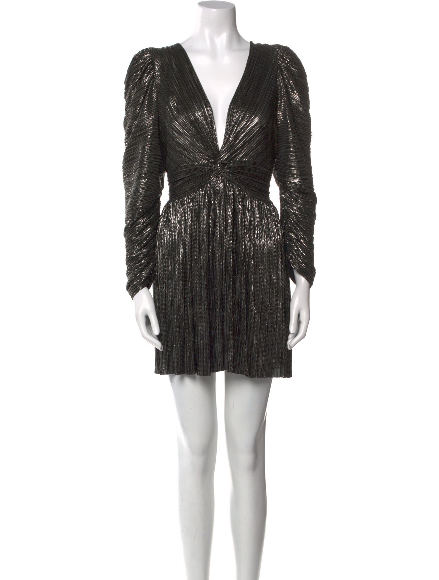 Sabina Musayev V-Neck Mini Dress