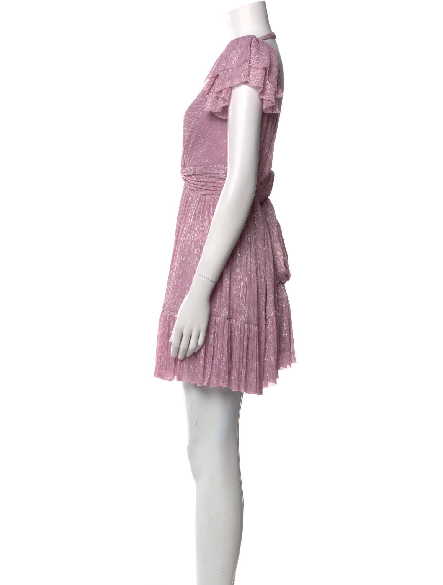 Sabina Musayev V-Neck Mini Dress w/ Tags