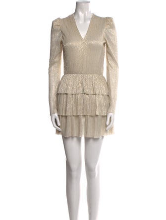 Sabina Musayev V-Neck Mini Dress