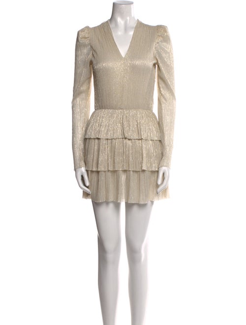 Sabina Musayev V-Neck Mini Dress