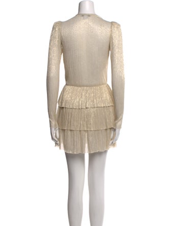 Sabina Musayev V-Neck Mini Dress