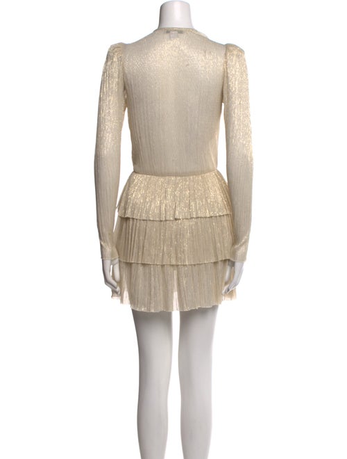 Sabina Musayev V-Neck Mini Dress