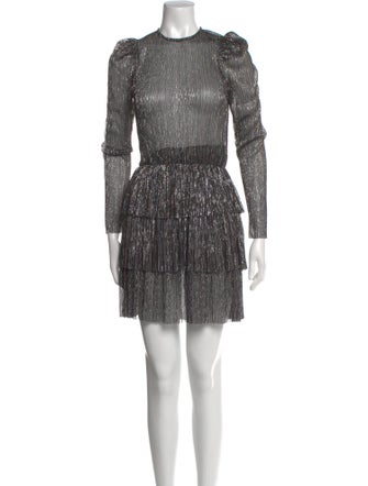 Sabina Musayev Printed Mini Dress