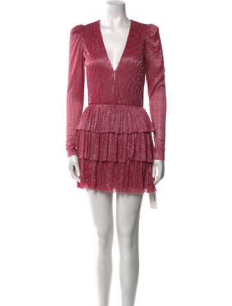 Sabina Musayev V-Neck Mini Dress