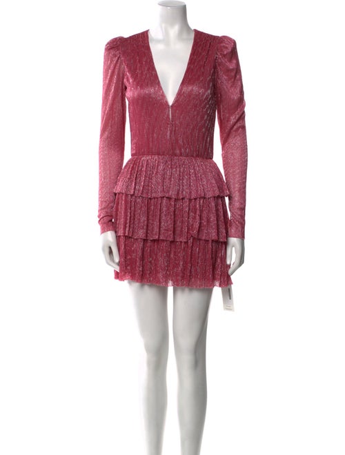 Sabina Musayev V-Neck Mini Dress