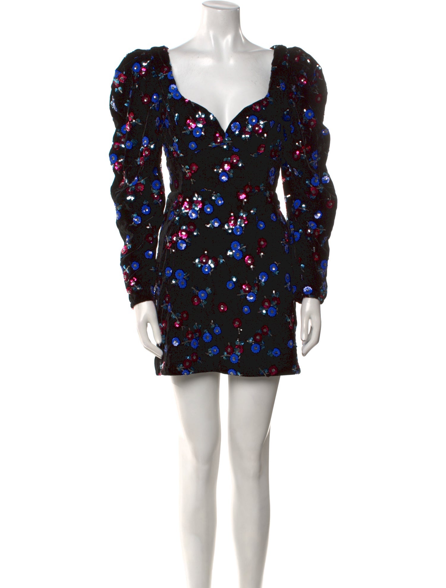 Sabina Musayev Floral Print Mini Dress