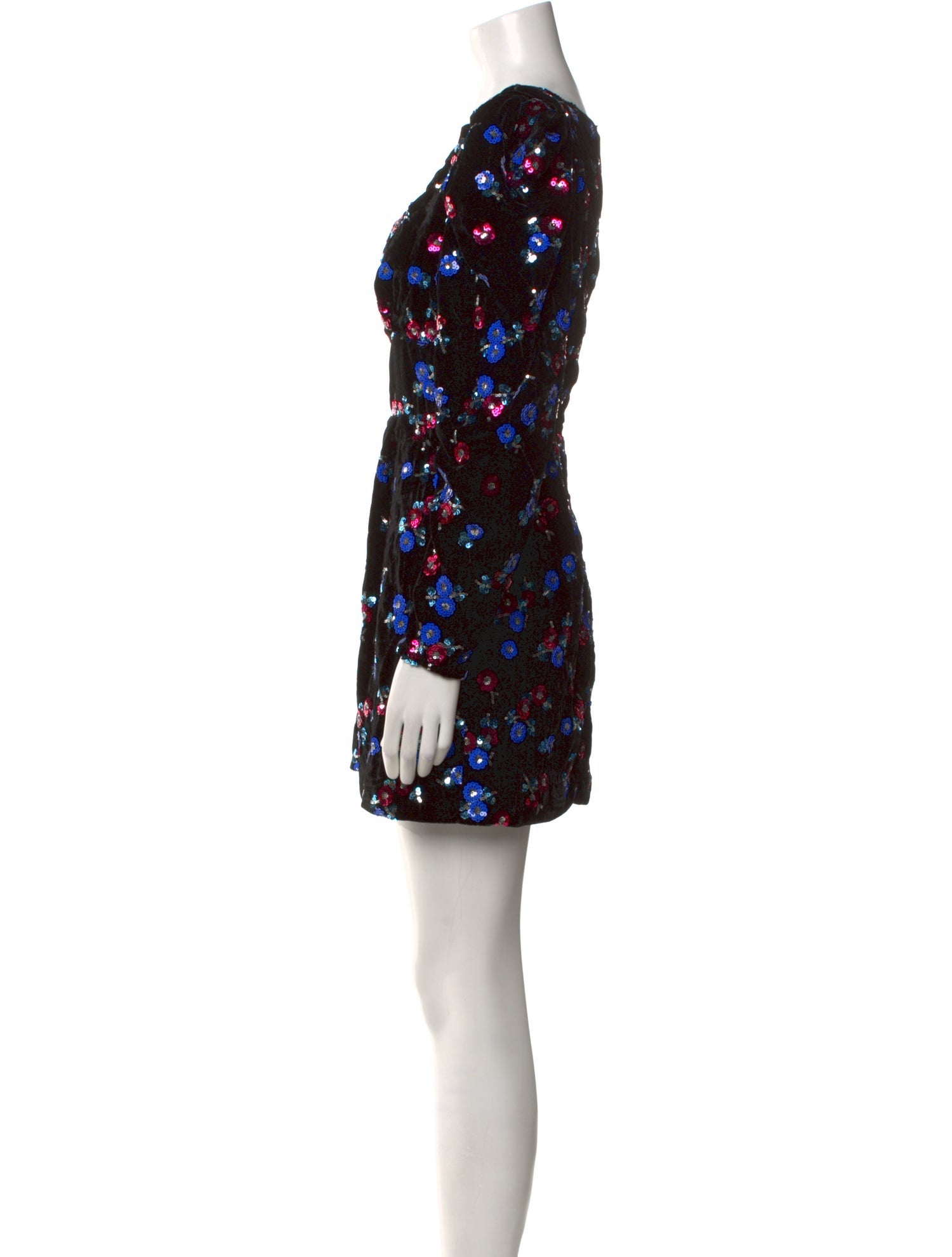 Sabina Musayev Floral Print Mini Dress