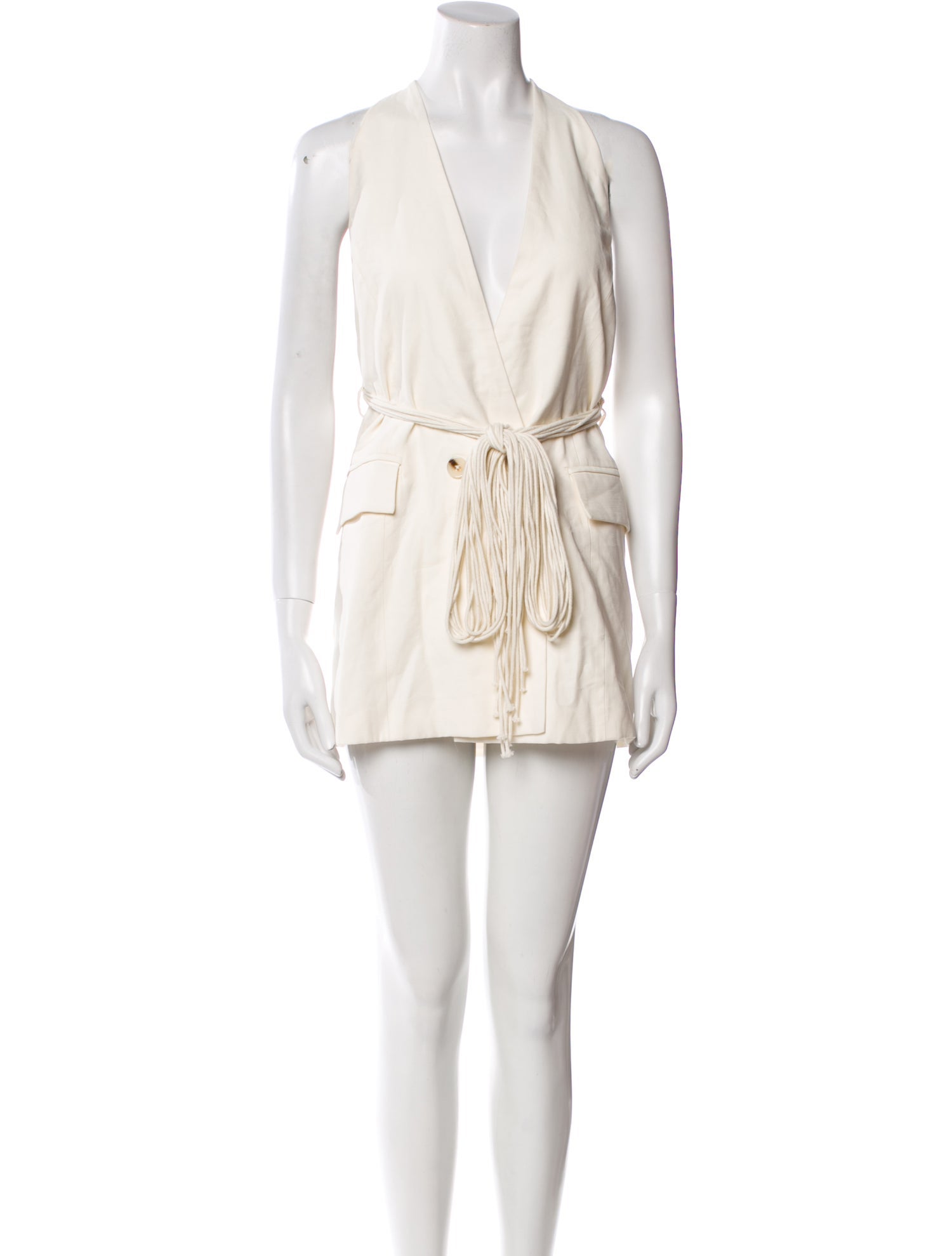 Sabina Musayev V-Neck Mini Dress