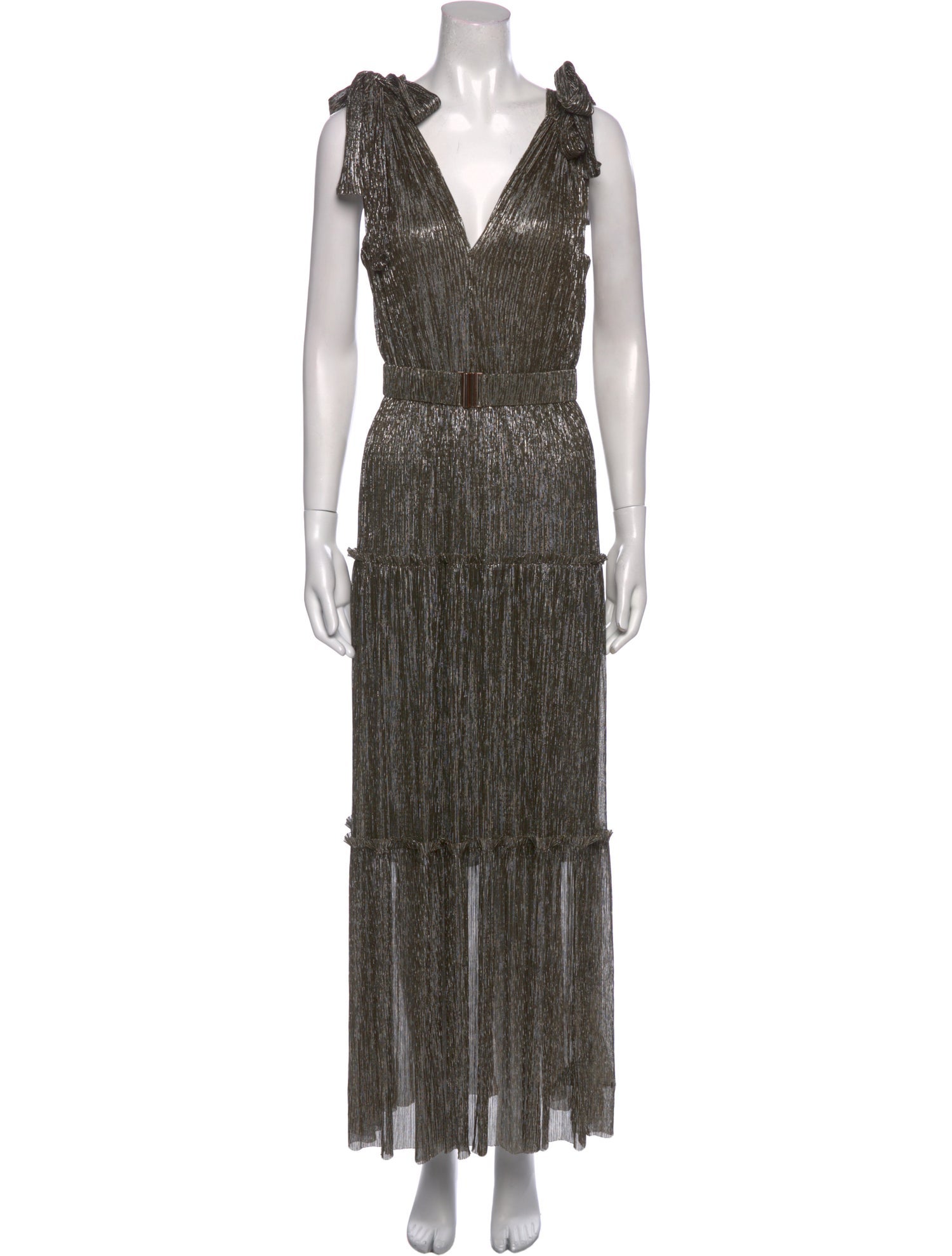 Sabina Musayev Printed Long Dress