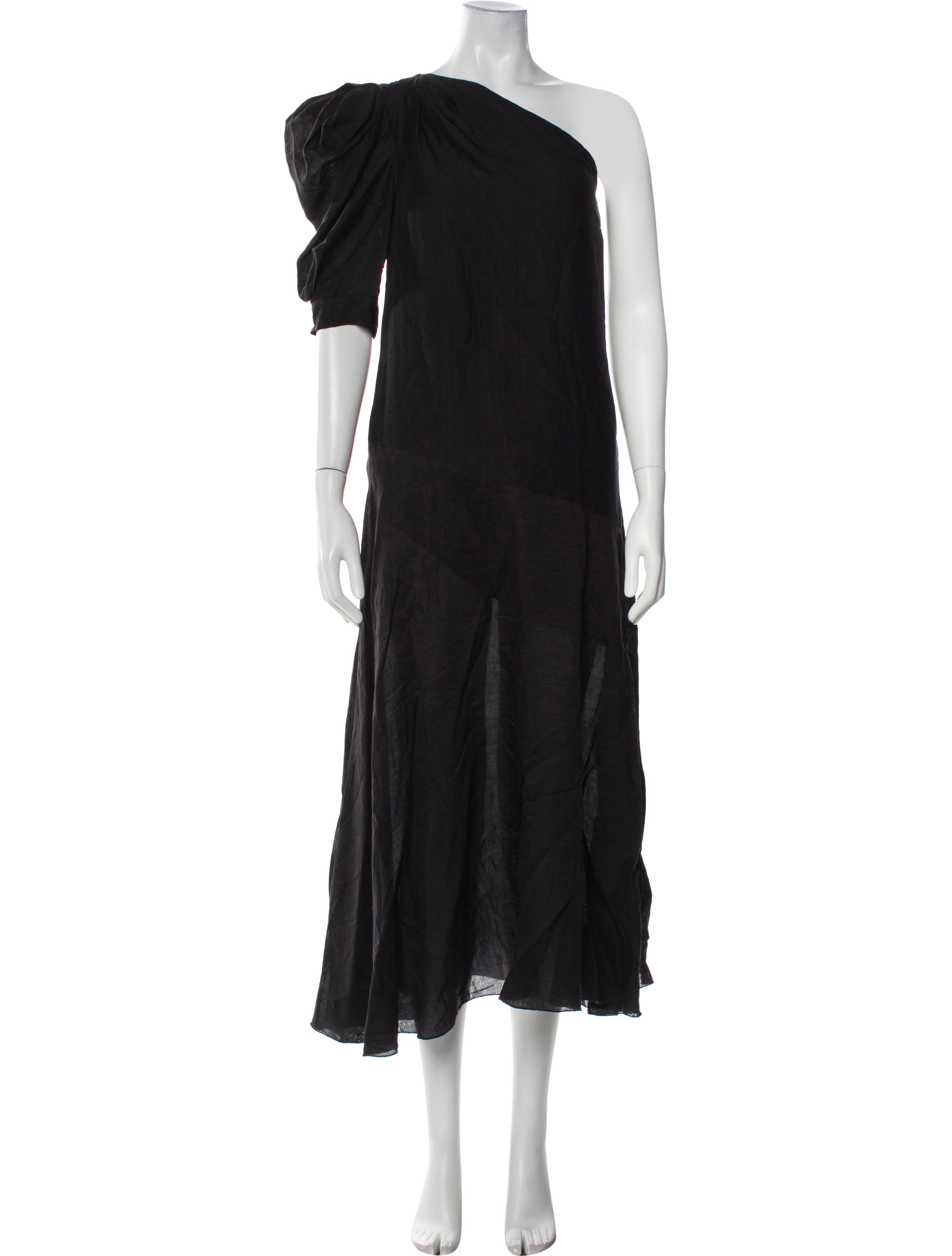 Sabina Musayev One-Shoulder Long Dress