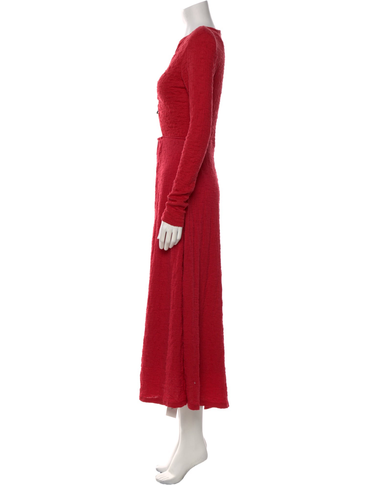 Sabina Musayev Crew Neck Long Dress